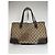 Vintage Gucci Monogram Handtasche Beige Braun - Ansicht 2