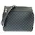 Borsa a Spalla Greenwich Damier Cobalt di Louis Vuitton Nero