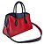 Borsa tote in pelle Epi Louis Vuitton Nero Rosso Blu navy - vista 10