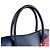 Borsa tote in pelle Epi Louis Vuitton Nero Rosso Blu navy - vista 9