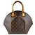 Borsa a mano Ellipse MM Monogramma Louis Vuitton Marrone - vista 3