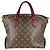 Borsa a Spalla Monogram Louis Vuitton Marrone Bordò Monogramma - vista 3