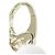 Portachiavi Chanel ABG045 Bianco D'oro - vista 4