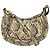 Isabel Marant Borsa a spalla in pelle con stampa serpente Marrone Nero Stampa python
