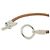Bracelet Charm Glenan T2 d'Hermès Marron Argenté Doré - vue 3