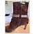 Bellissime ankle boot in pelle scamosciata marrone Sergio Rossi. - vista 11