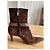 Bellissime ankle boot in pelle scamosciata marrone Sergio Rossi. - vista 2