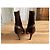 Bellissime ankle boot in pelle scamosciata marrone Sergio Rossi. - vista 3