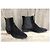 Botines Ba&Sh de ante negro - vista 3