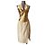 Thierry Mugler Abito da sera dorato e beige D'oro