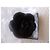 Spilla Camelia Chanel in seta nera Nero - vista 2