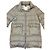 Chaqueta Moncler de Plumas Gris Acolchada