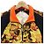 Autre Marque Top Dance With Dragon Negro Naranja Amarillo - vista 5