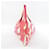 Autre Marque Mini borsa Pleats Please Bianco Rosso  - vista 5