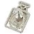 Timeless Spilla in pelle nera e argento Chanel AB9257 Nero - vista 2