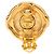 Orecchini a clip placcati in oro Chanel Coco Mark D'oro - vista 3