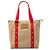 Louis Vuitton Antigua Cabas MM Tasche Rot Beige