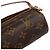 Borsa Papillon Monogram Louis Vuitton con pochette Marrone - vista 5