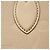 Borsa tote OnTheGo MM in Monogram Empreinte Louis Vuitton Beige - vista 10