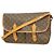 Borsa a Spalla Gibeciere GM Monogramma Louis Vuitton Marrone