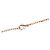 Collar Péndulo Trinity 5 Diamantes de Cartier Plata Dorado - vista 4