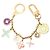 Looping Louis Vuitton Gold Multicolor Schlüsselanhänger Mehrfarben Golden