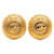 Orecchini Clip Coco Mark di Chanel D'oro