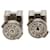 Hermès Hermes Cage d'H H-Cube Earrings Silvery Pink  - view 2