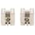 H-Cube Cage d'H Ohrringe von Hermès Silber Beige  - Ansicht 3