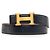 Reversibler H-Buckle Constance Gürtel von Hermès Schwarz