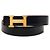 Cinto reversível H-Buckle Constance da Hermès Preto