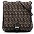 Borsa a tracolla in tela Zucchino marrone Fendi Marrone scuro