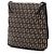 Borsa a tracolla in tela Zucchino marrone Fendi Marrone scuro - vista 2