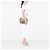 Bow Bolso Prada de lona beige Canapa con logo y lazo - vista 7