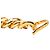Cambon Chanel Coco Mark goldplattierter Kettengürtel Golden - Ansicht 3