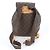 Zaino Montsouris GM Monogramma Louis Vuitton Marrone - vista 3