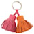 Hermès Hermes Carmen Unodos Agneau Milo Keychain Charm Pink Orange  - view 1