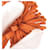 Hermès Hermes Carmen Unodos Agneau Milo Keychain Charm Pink Orange  - view 5