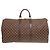 Borsa a Tracolla Keepall 55 Damier Louis Vuitton Marrone - vista 2