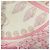 Foulard in seta Hermès Carré 90 Parures Oceaniche Rosa Bianco - vista 5