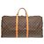 Borsa Boston Keepall 60 Monogram Louis Vuitton Marrone - vista 2