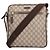 Bolso Mensajero GG Supreme de Gucci Castaño Beige
