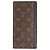 Brazza Louis Vuitton Monogram Macassar Long Wallet Brown Black - view 2