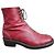 Botines Emma 2 Sartore de piel roja
