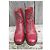 Botines Emma 2 Sartore de piel roja - vista 3