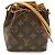 Noe Bolso de Hombro Nano Noé Monograma Louis Vuitton Castaño