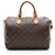 Borsa a Spalla Speedy Bandouliere 30 in Tela Monogram Louis Vuitton Marrone - vista 3