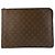 Borsa Clutch Monogram Louis Vuitton Marrone