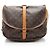 Louis Vuitton Vintage Monogramm Canvas Saumur 35 Umhängetasche Braun - Ansicht 3
