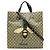 Gucci GG Supreme Bee Print 2WAY Tote Bag Braun Beige